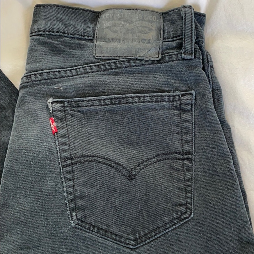 Levi’s 511 dark grey jeans
